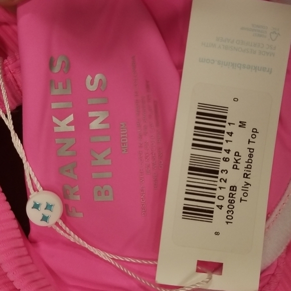 💕FRANKIE'S💕 Ribbed Bikini (Tolly Underwire Top + Jenna High Waist Bottoms) M/L - Picture 8 of 9